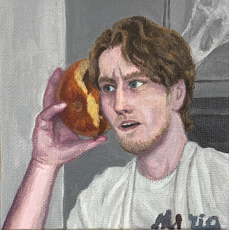 4in acrylic painting
