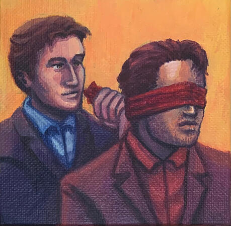 4in acrylic painting