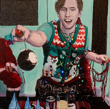 4in acrylic painting